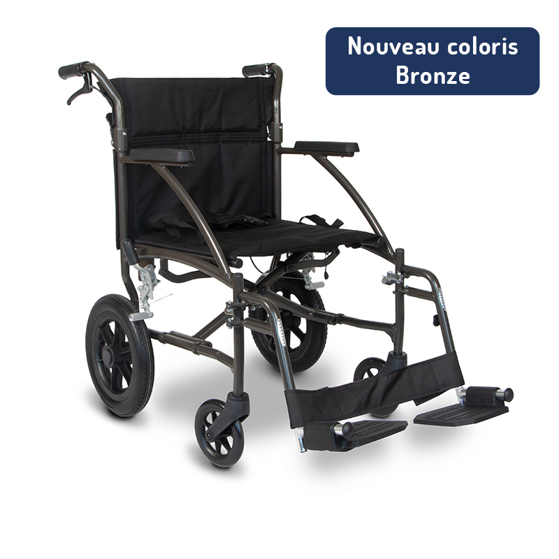 Fauteuil de transfert Stan de Drive, châssis bronze