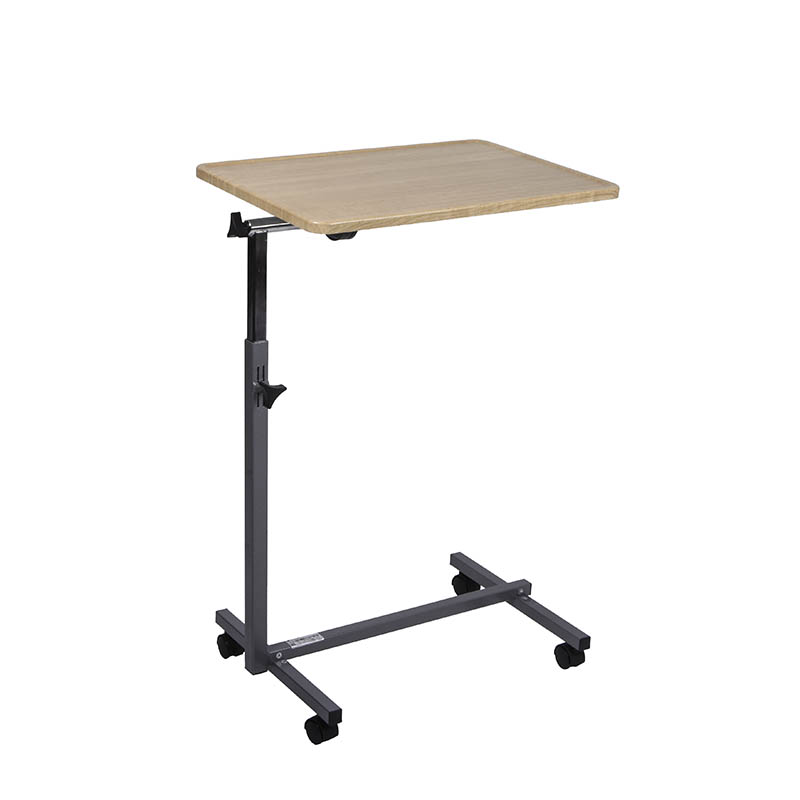 Table de lit Supplito Drive avec plateau couleur bois et roulettes